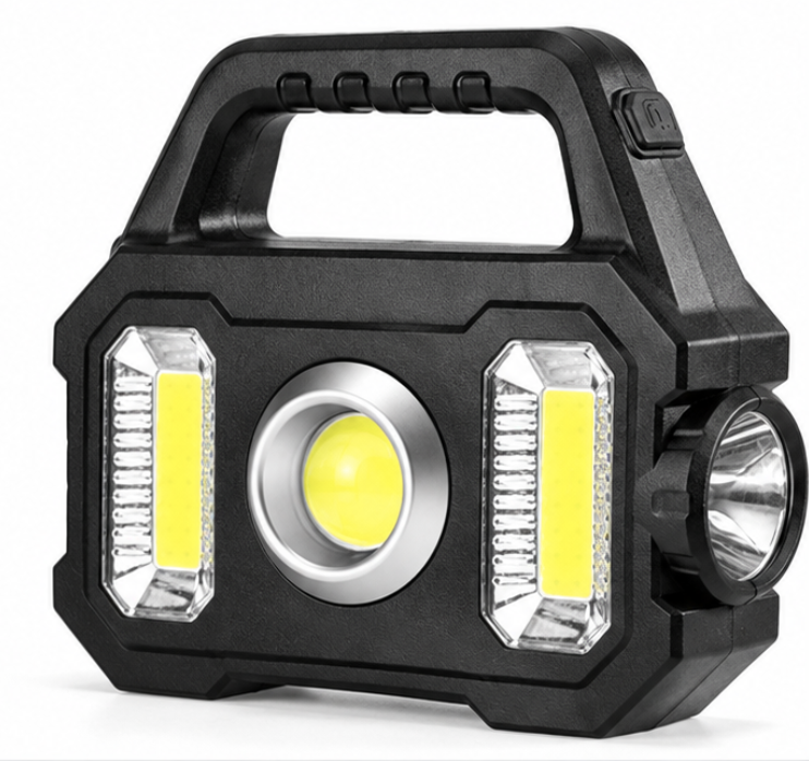 Lanterna LED Multifunctionala Solara YT 880A de 10W COB 3 Surse de Lumina reincarcabila USB